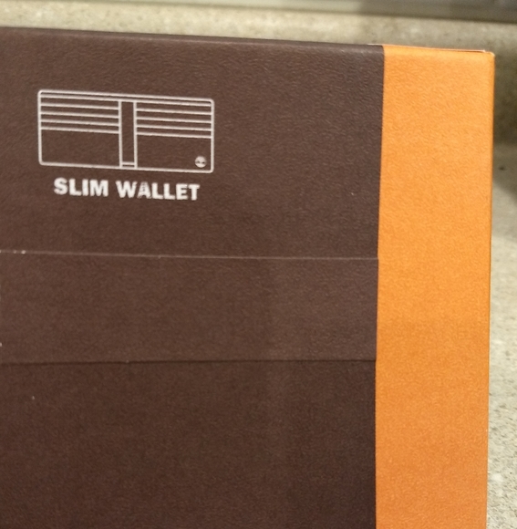 Timberland Slim Bifold Wallet Brown Leather NIB - Picture 4 of 8